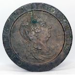 A George III 1797 Soho mint cartwheel penny.