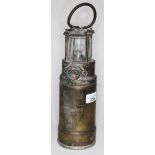 An Oldham electric lantern, height 33cm including handle