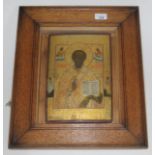A 19th century orthodox icon19cm x 26cm, glazed and framed.