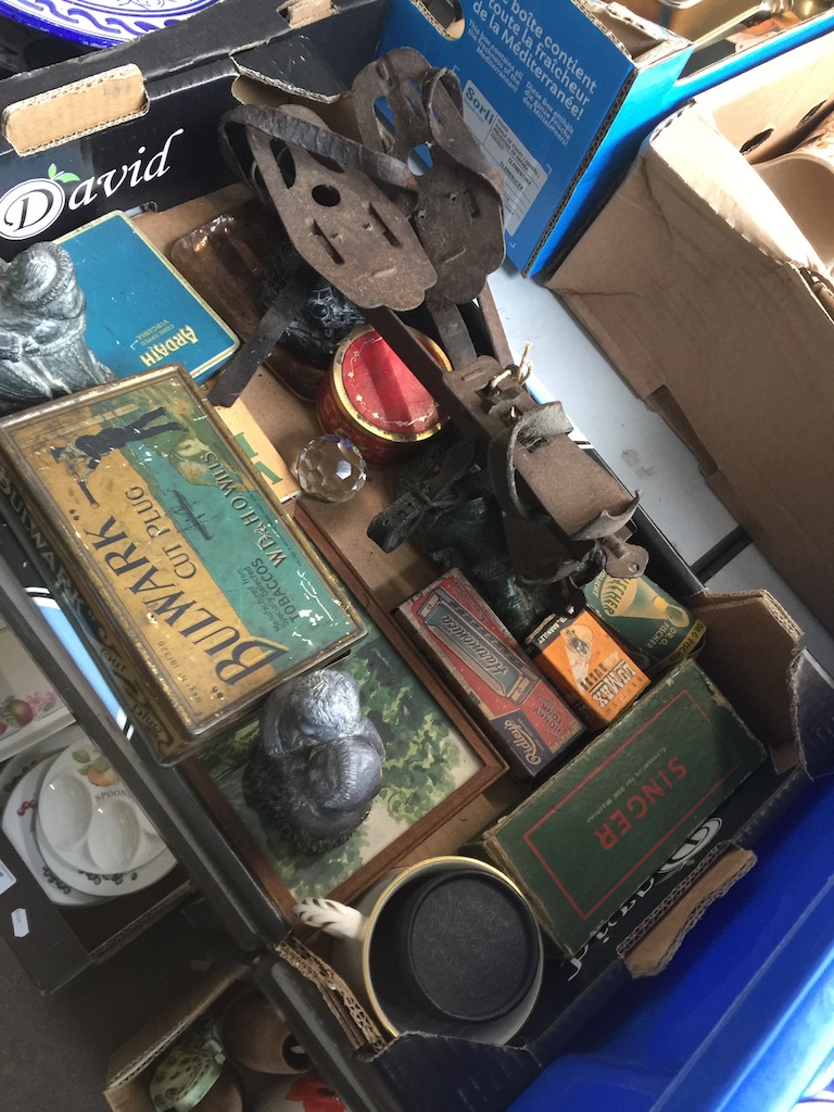 A box of collectables