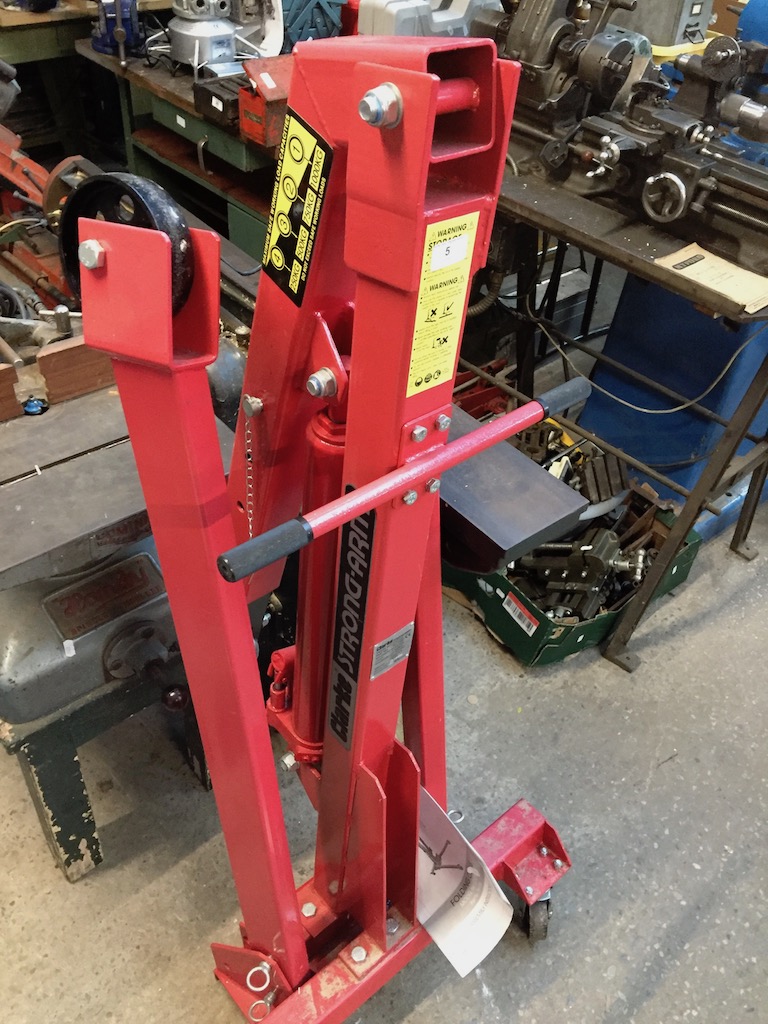 Clarke 1 tonne folding crane.