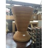 A conical shaped table