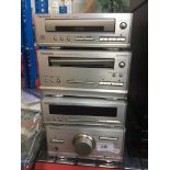 Technics stack stereo system, cassette deck flap FAULTY - no speakers