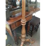 A 19th century mahogany drop leaf table with drawer