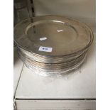 23 silver style platters