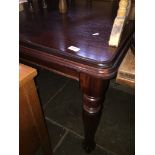 A reproduction dining table