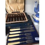 3 boxed sets epns cutlery