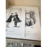 3 Finnegan signed ltd edition Laurel/Hardy, Charlie Chaplin prints