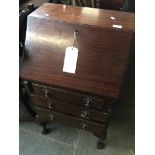 A mahogany bureau