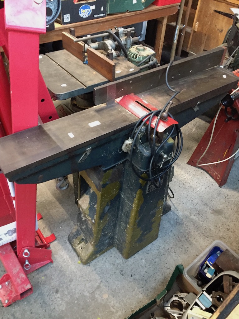 Electric 6" bed mounted planer