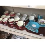 3 trays of Aynsley teaware