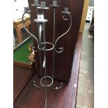 Metal candle stand