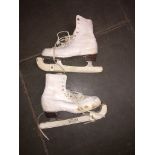 A pair of ice skates, size 9