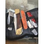 Collection of 5 penknives.