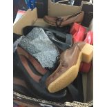 A box of ladies shoes