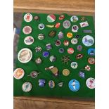 50+ vintage enamel and tinplate badges