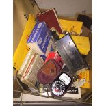 Box of vintage photographic items