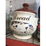 A bread crock