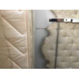 A double mattress and headboards