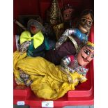 A quantity of puppets/marionettes