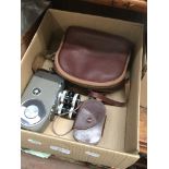 Canon cine camera with case and lightmeter