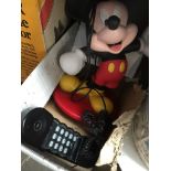 A Mickey Mouse telephone.