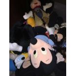 A box of Mickey Mouse soft toys