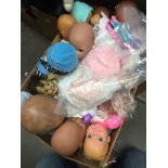 A box of dolls