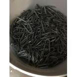 A box of heavy duty construction staples