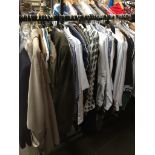 Approx 100 items of mixed men's and ladies clothing