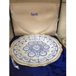 A Spode boxed plate - The Service of the Passover