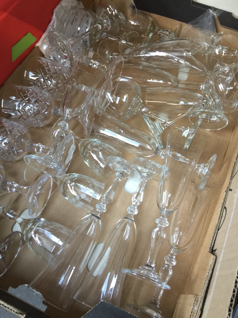 Box of Glassware