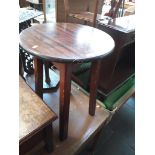 A round pub style table