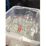 Box of glassware