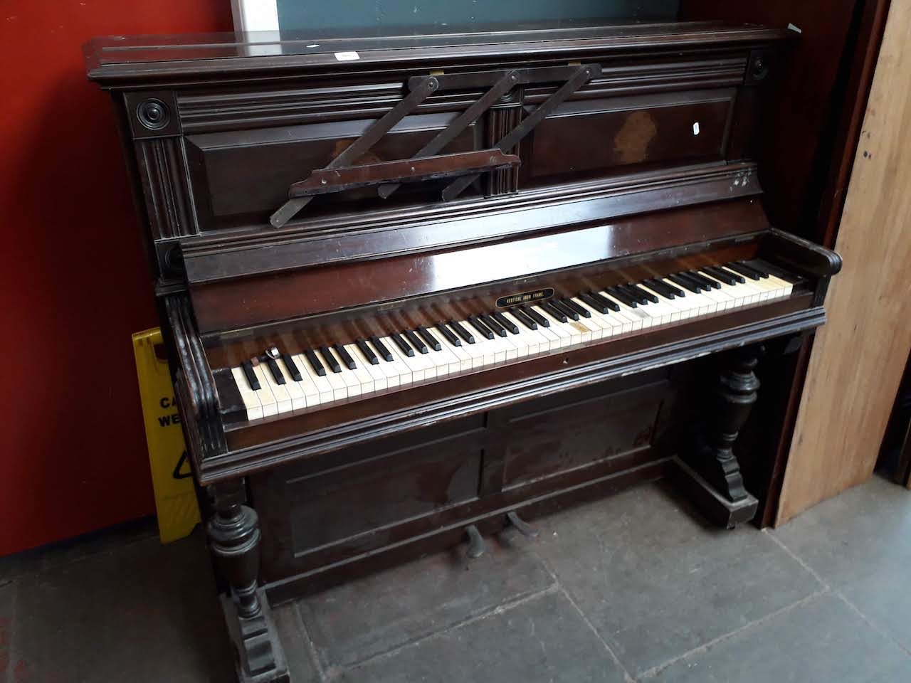 A John Brinsmead & Sons upright piano