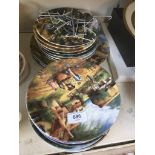 Collectors plates-Country scenes