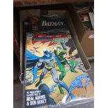 A box of Batman magazines