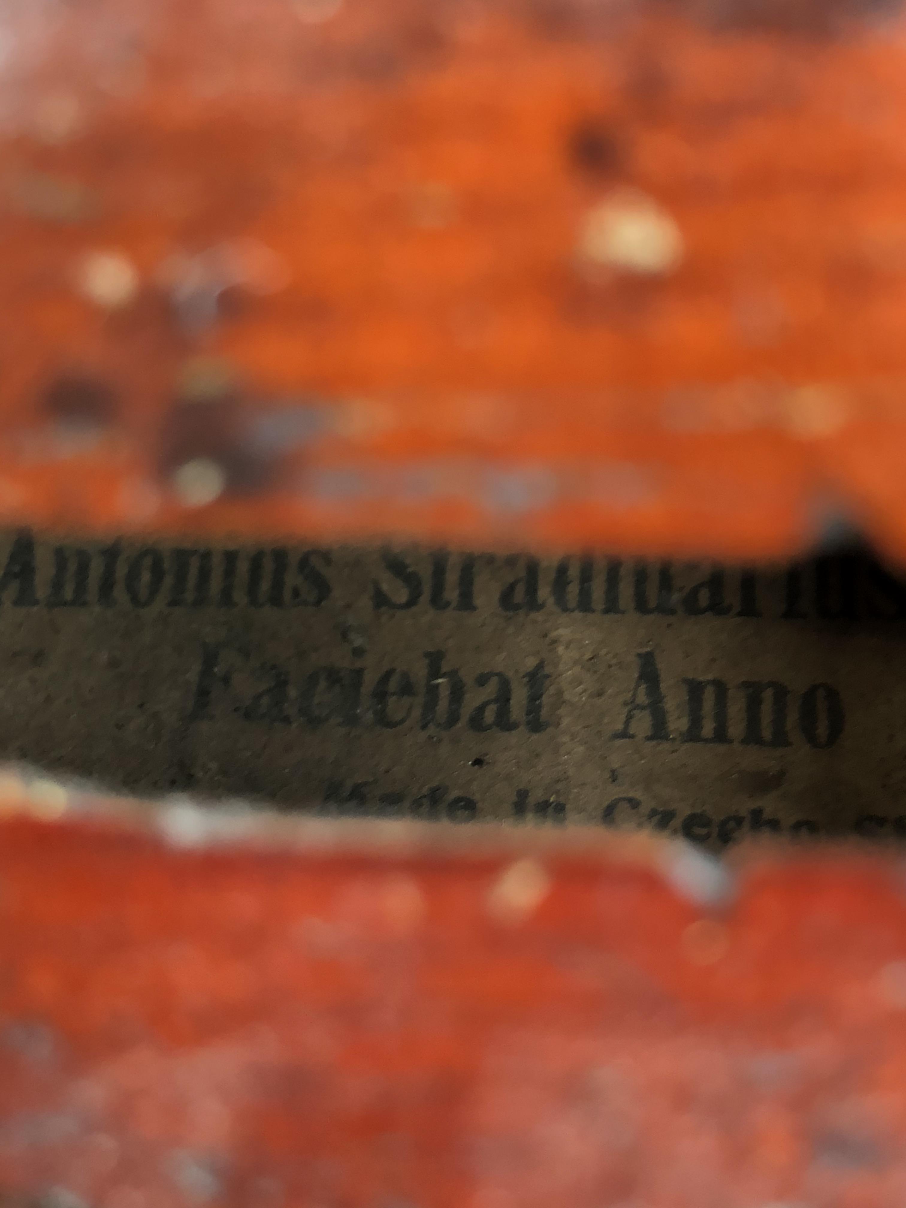 A late 19th violin bearing interior label 'Antonius Stradivarius Cremonensis Faciebat Anno 1777 Made - Bild 14 aus 25