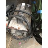 Spot welder with leads