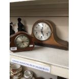 Two mantle clocks