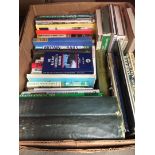 A box of railway books