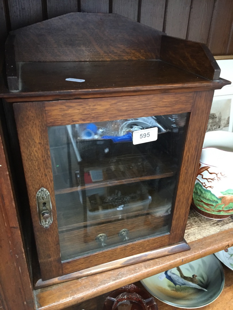 Oak Smokers cabinet