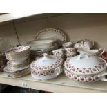 Approx 62 pieces of bone china dinnerware