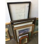 A collection of 10 prints including Picasso