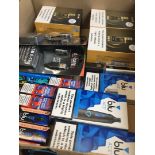 A box of Ecigs and accessories.