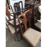 7 Queen Anne style chairs