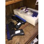 A BB paintball gun set and 2 others.
