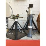 Two sets of axle stands