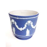 A Wedgwood blue jasper jarniere.