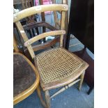 A bergere chair